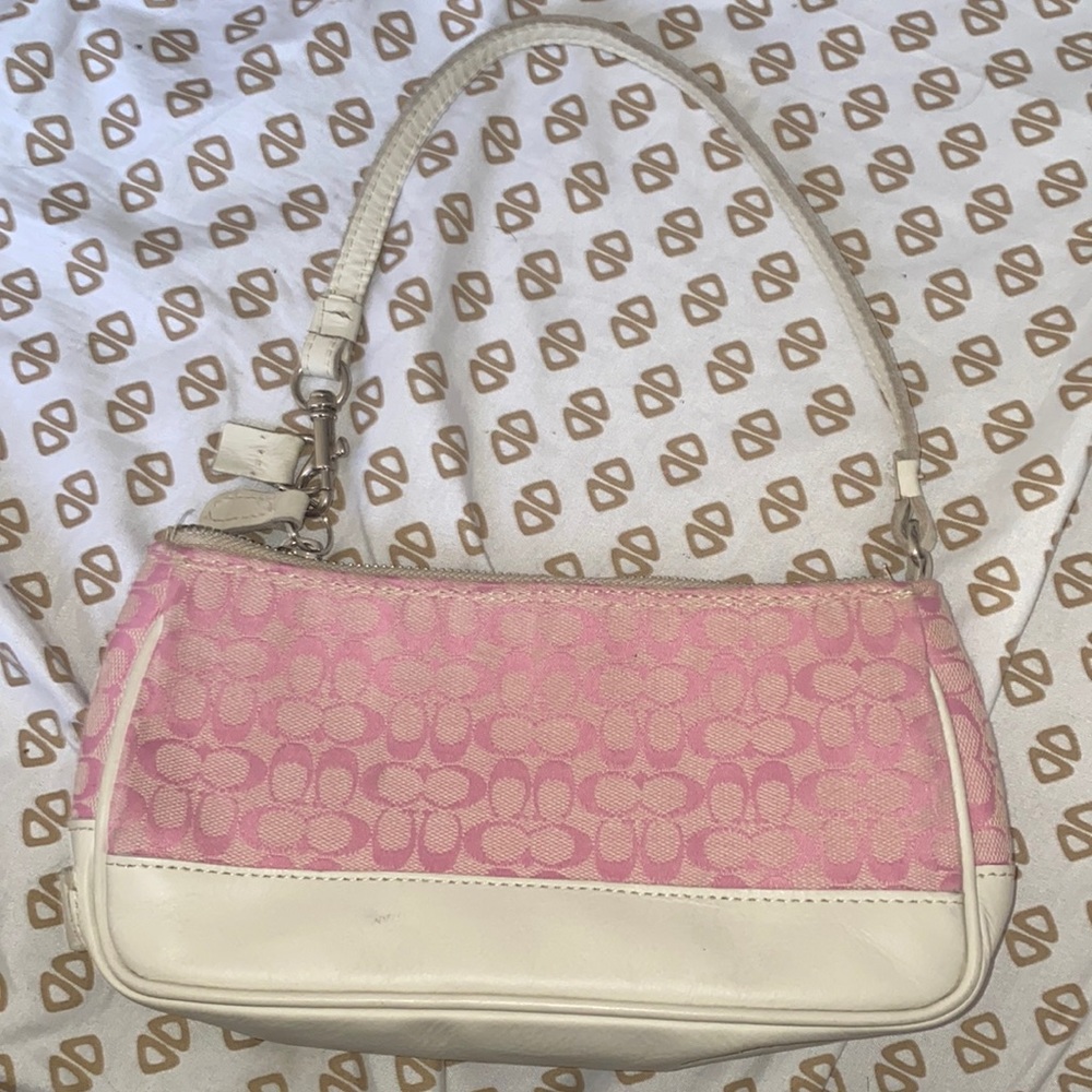 Vintage Coach pink bag